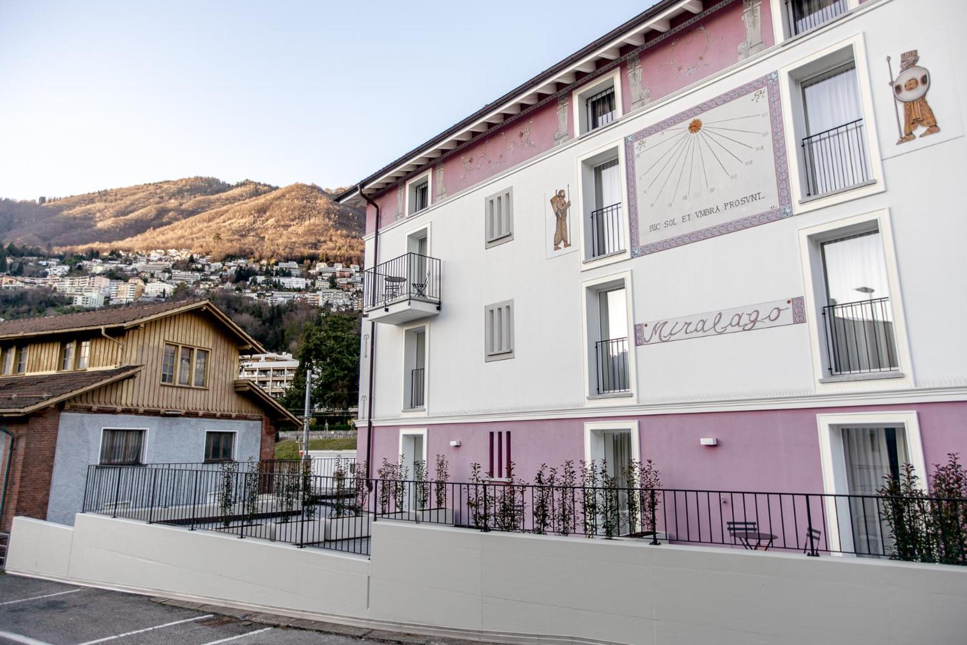 Miralago Locarno Easy Rooms Muralto Eksteriør billede