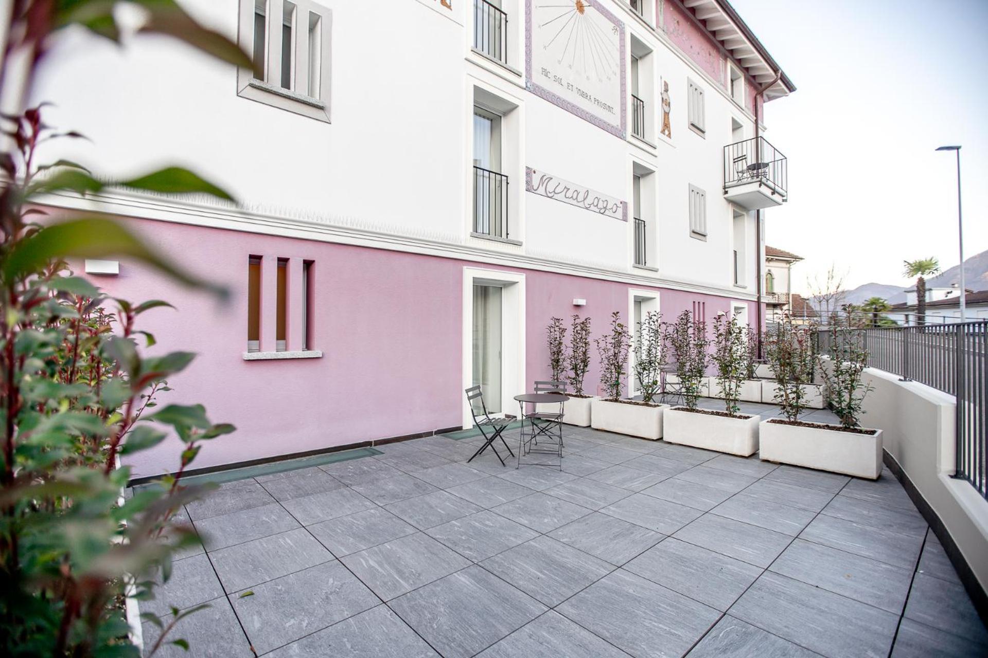 Miralago Locarno Easy Rooms Muralto Eksteriør billede